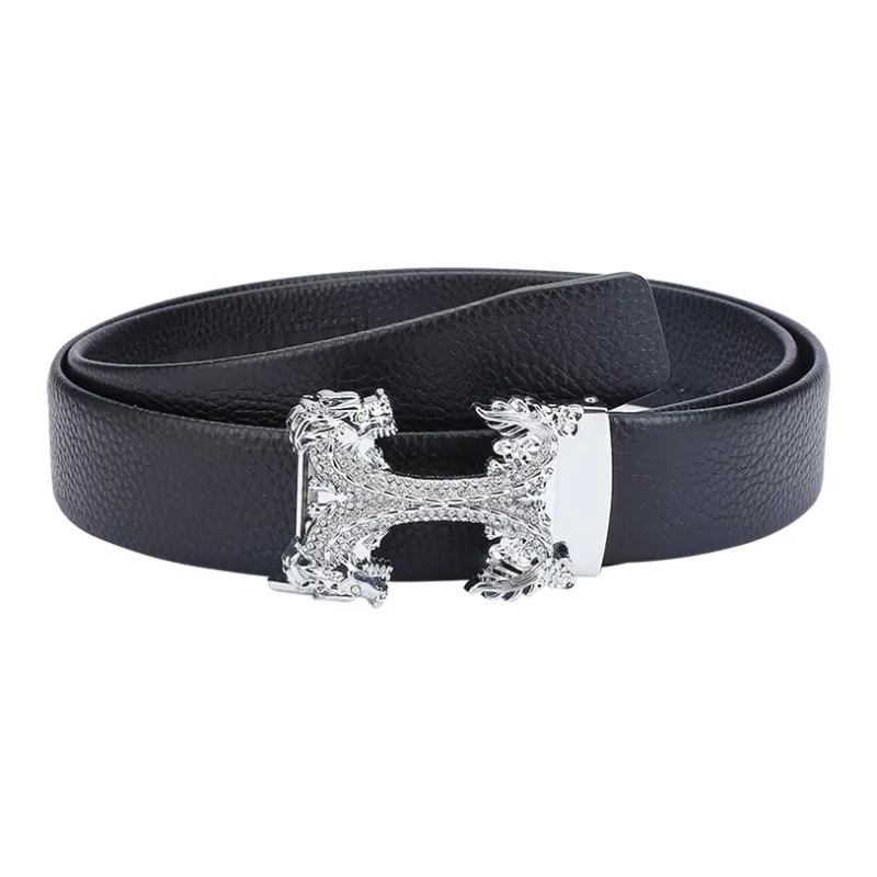 Cheekkiss Cow Leather Belts Men's 3.5cm-6