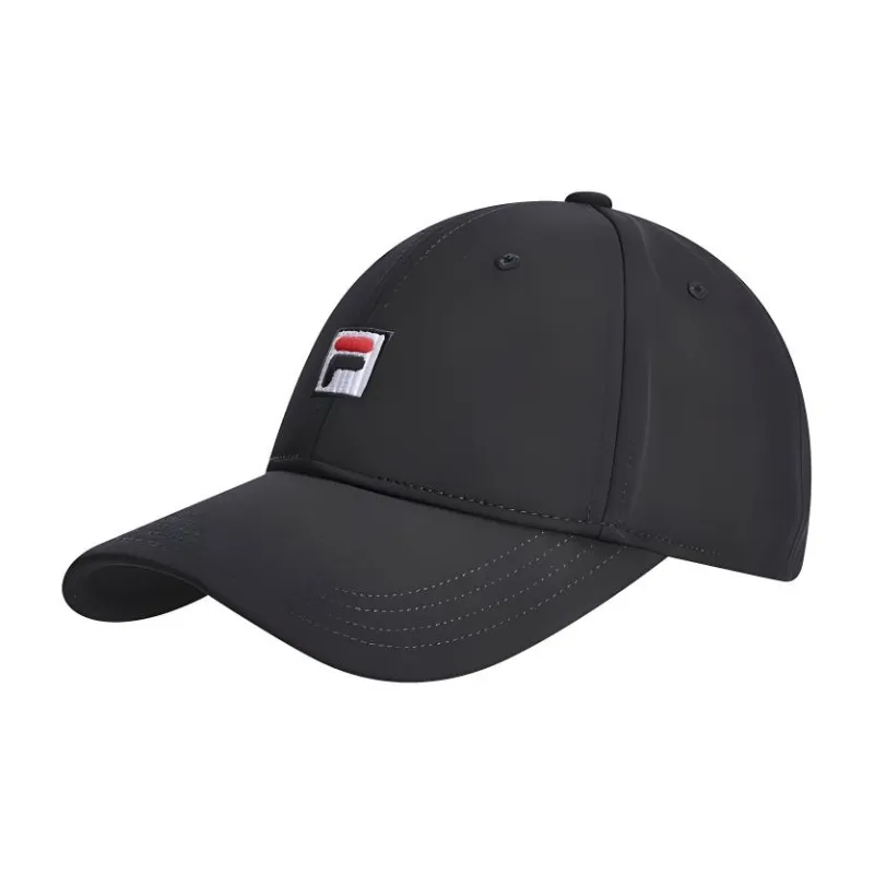 FILA Cotton Baseball Caps Unisex Black-1