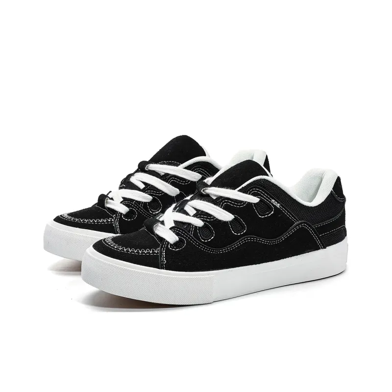 Dafu Leaps Forward Anti-Slip Wear-Resistant Low-Top Skateboard Shoes Unisex-38