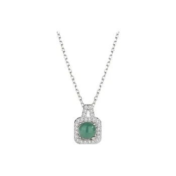 LIYUNMUXUE Ice Glutinous Jadeite Necklaces Women's