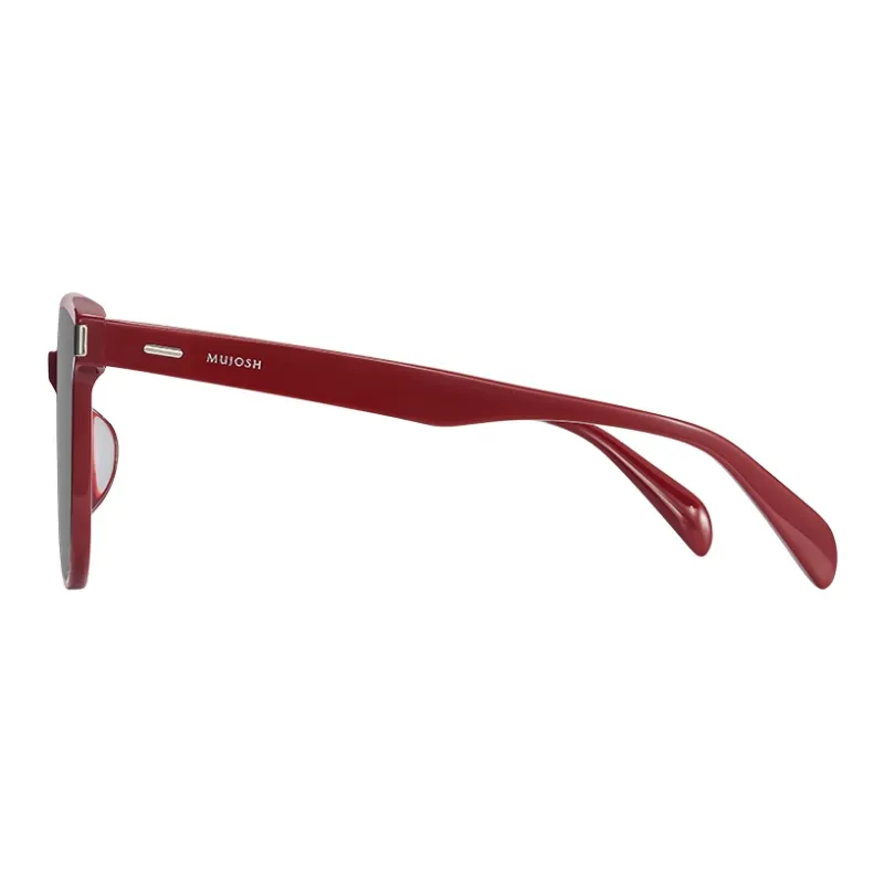 MUJOSH Plate Frame Square Sun Protection UV Protection Eye Protection Sunglasses Unisex-3