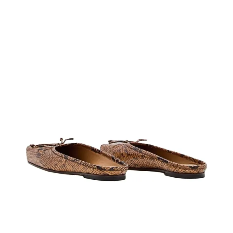 Jacquemus Les Closed Toe Slippers Women's Brown-3