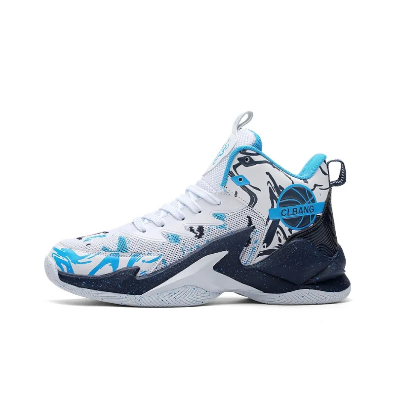 SOURCE Cushioning Abrasion Resistant Lightweight High Top Basketball Shoes Unisex-10