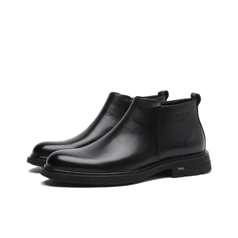 ELLE HOMME Ankle Boots Men's Black-1