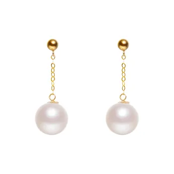 DIHUAJI Freshwater Pearl Drop Earrings Women's