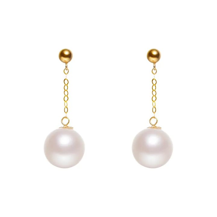 DIHUAJI Freshwater Pearl Drop Earrings Women's-0