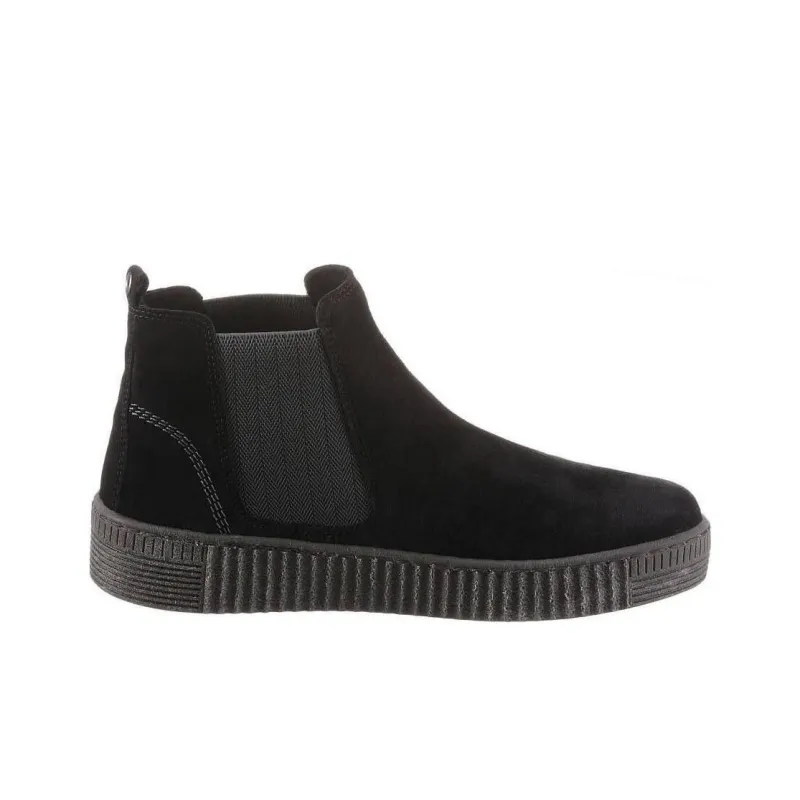 Gabor Short Chelsea Boots Women's Black-1