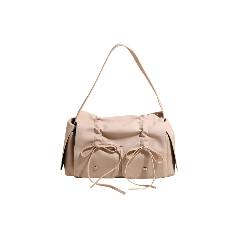Yalu PU Shoulder Bag Women's Black/Blue/Coffee/Pink/Ecru-16