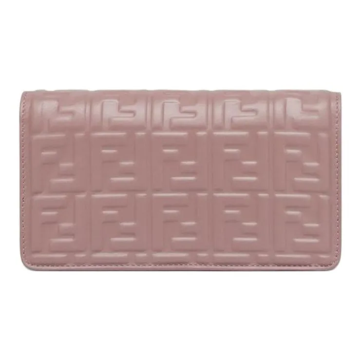 FENDI Baguette Lambskin Portable Crossbody Bag, Shoulder Bag Women's Pink-2