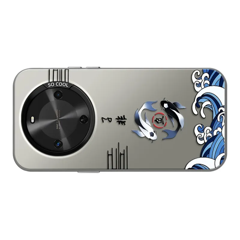 GELEI Acrylic Material Trendy Brand 'Let Go' Phone Case Impact Resistant Protective Case Compatible With Macadamia 30-9