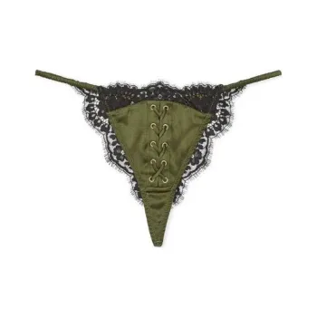 Victoria's Secret 24 Big Show Collection VERY SEXY Underpants Women's 1 Pack Spruce Green