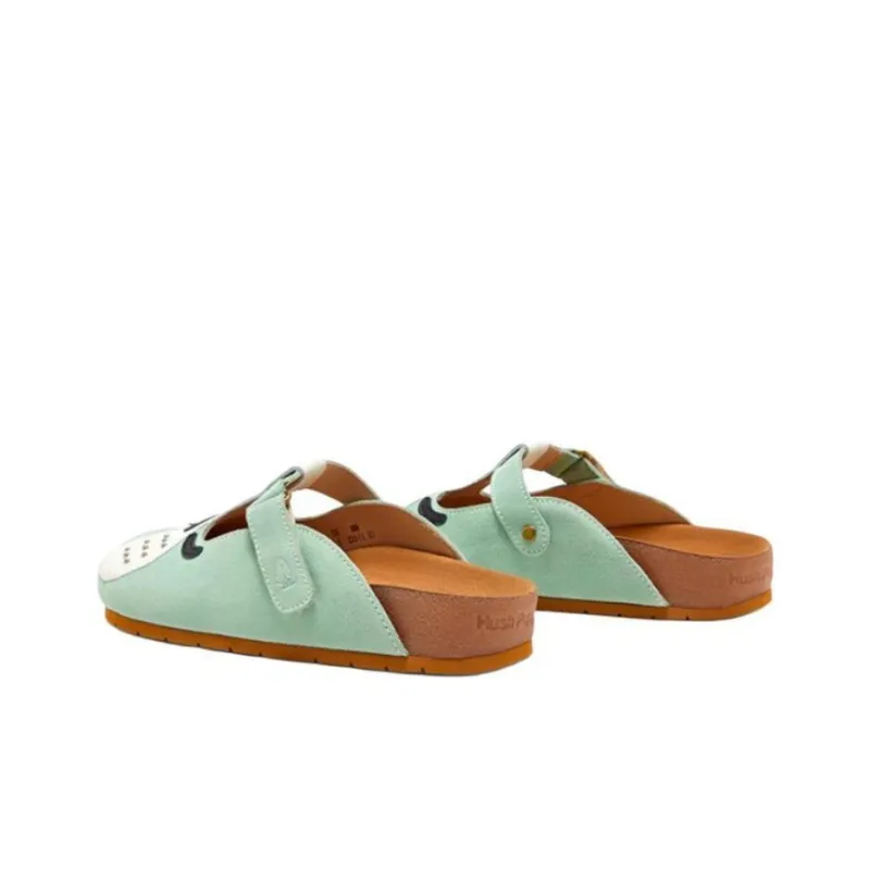 Hush Puppies Abrasion-Resistant Wrap-toe Slippers Women's Green-3