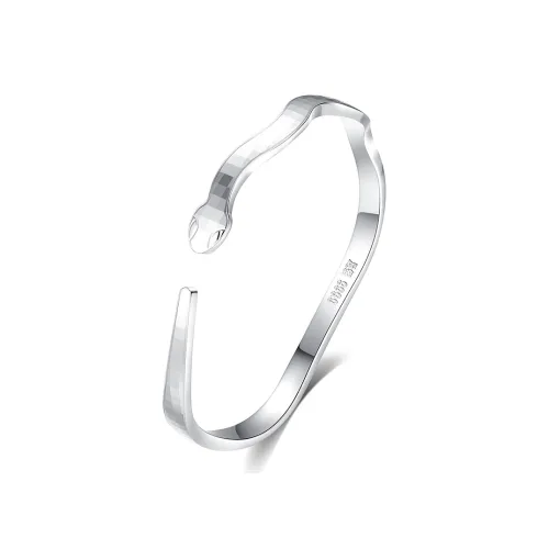 MIAOYINGE 999.9 Foot Silver Bangles Women's