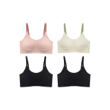 4 Pack (Peach Pink+Green+2 Classic Black)