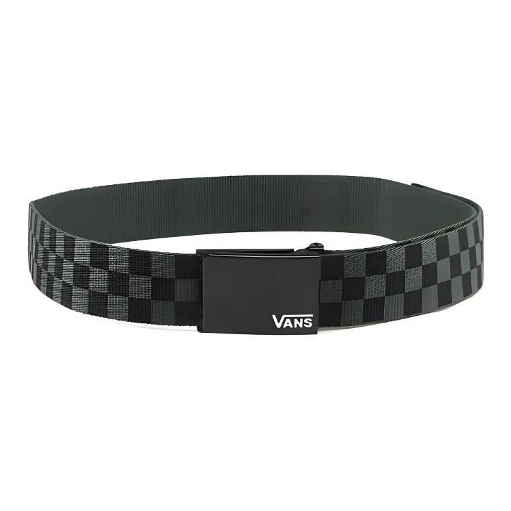 Vans Leather Belts Men Black/Charcoal Gray-1
