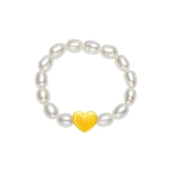 ZHENZHUAOMI Pearl Rings Women's