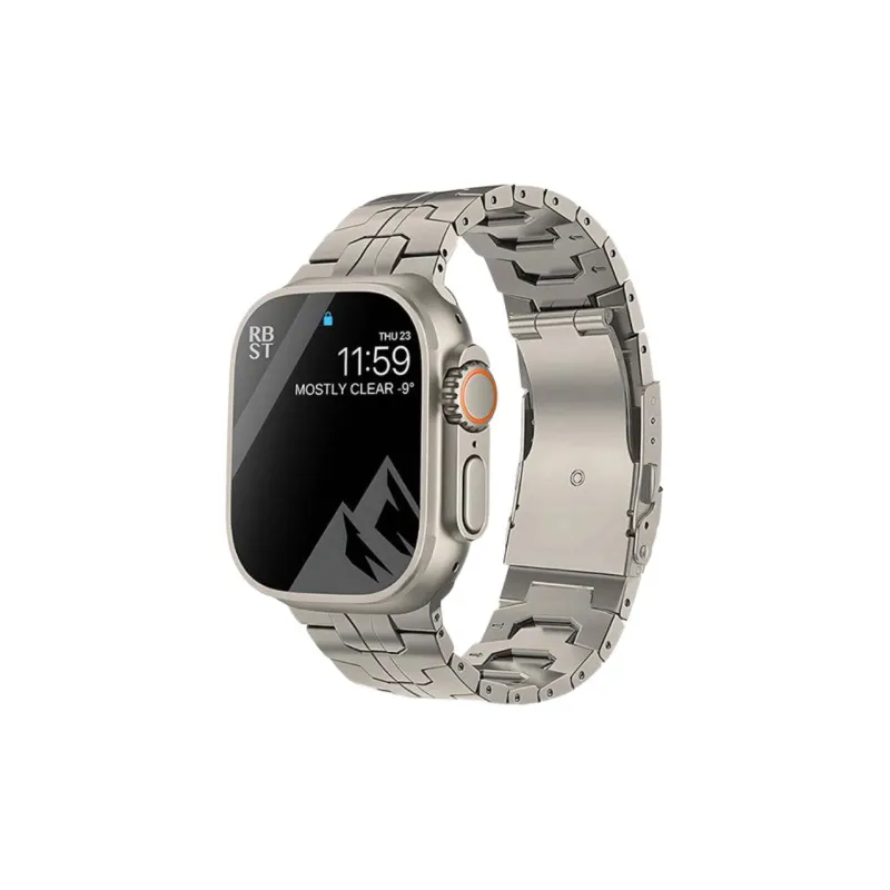 PULAISI Apple Compatibility Watch Band Titanium Material-13