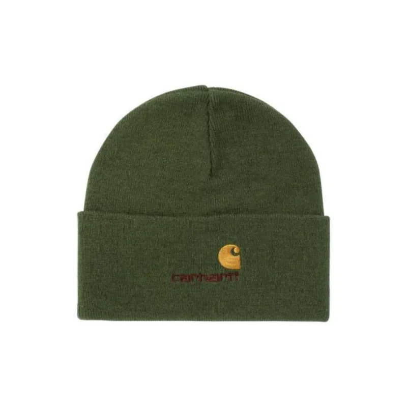 Carhartt WIP American Script Logo Embroidered Beanie-0