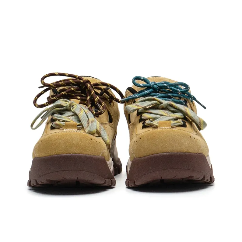 Mule Donkey Lightweight Height Increasing Low Top Casual Shoes Unisex Ginger Yellow-5