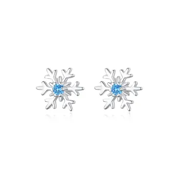 SECU Sterling Silver Stud Earrings Women's