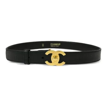 CHANEL 1990-2000s Cc Turn-lock Belt