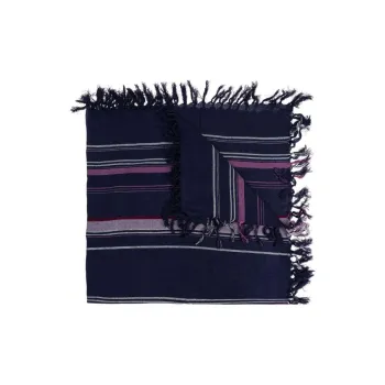 ISABEL MARANT Striped Fringed Scarf