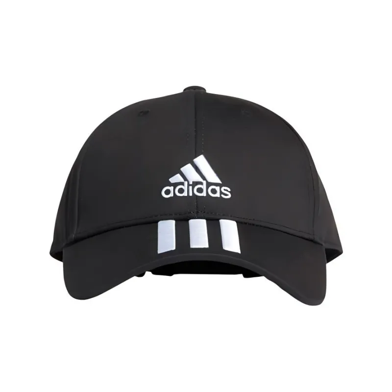 adidas Baseball 3-Stripes Twill Cap Black-1