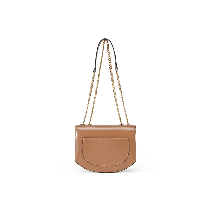 PIERRE CARDIN Cow Leather Crossbody Bag Regular Women's Brown-3