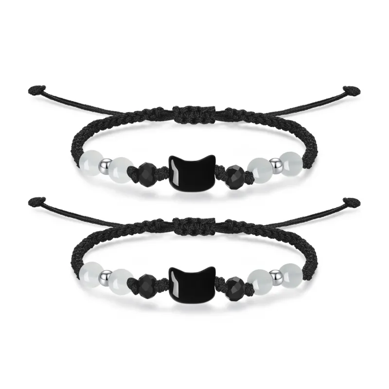 Shiban Colored Glaze Jade Bracelets Unisex-5