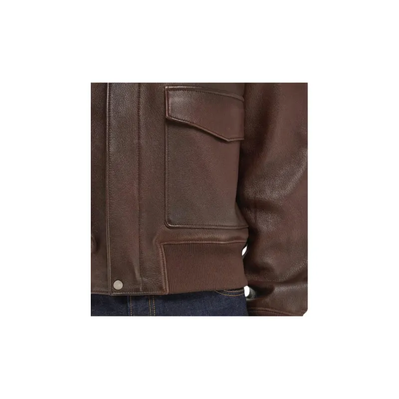 Ferragamo Flap Pocket Leather Jacket-6
