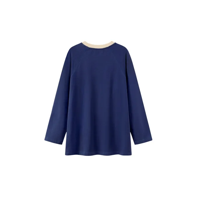 CHUU T Shirts Women's Gray Blue-1