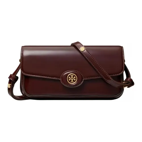 TORY BURCH Cow Leather Shoulder Bag Women's Burgundy
