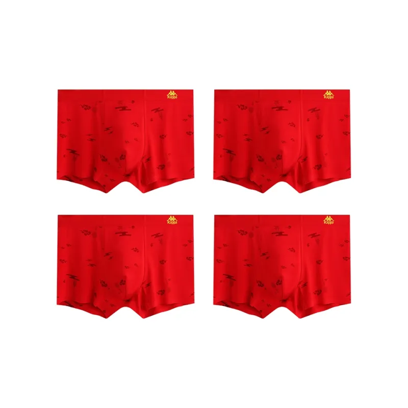 Kappa Underpants Men's 4 Pack Red-0