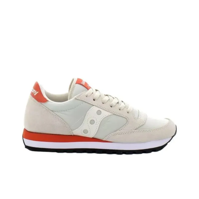 Saucony Jazz Anti Slip Wear Resistant Low Top Running Shoes Women's Beige Orange-1