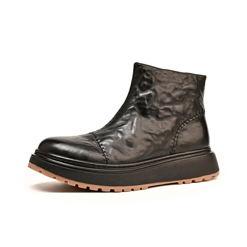 Brounvanm Ankle Boots Men's Black-1