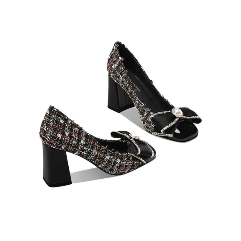 Princess & Isabel Chunky Heel High Heels Women's-5