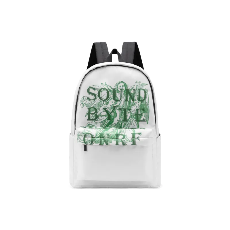 Soundbyte Polyester Students Backpack Regular Unisex White-27
