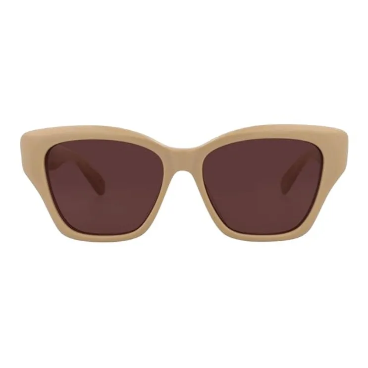 POMELLATO Recycled Acetate Cat Eye Sunglasses Women's Brown-1