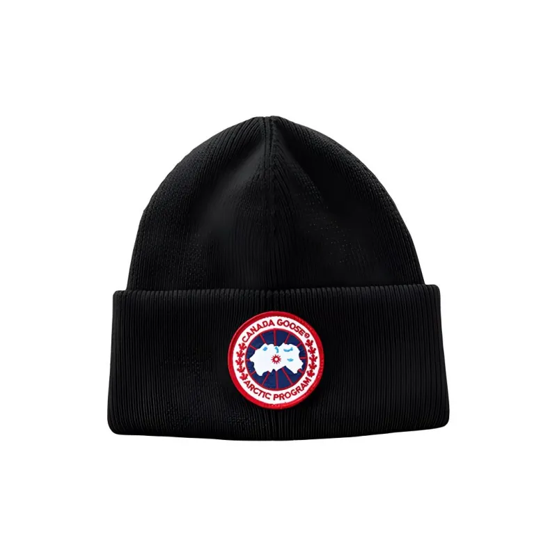 Canada Goose Arctic Logo Patch Knitted Beanie-2