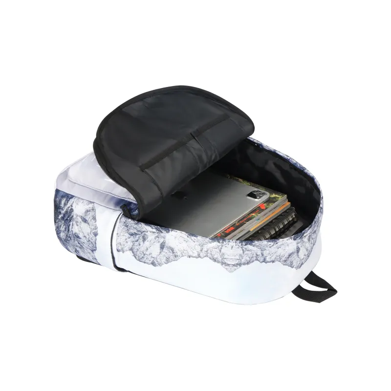 Soundbyte Polyester Students Backpack Regular Unisex White-25