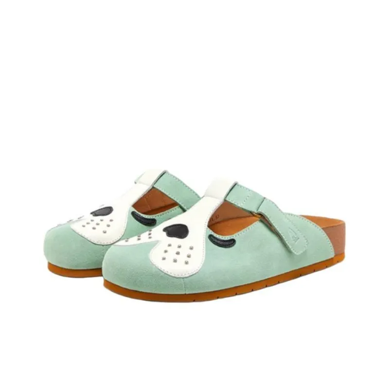 Hush Puppies Abrasion-Resistant Wrap-toe Slippers Women's Green-2