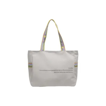 SUN ERATH&U Canvas Canvas Shoulder Bag Regular Women's Ecru Khaki Black Gray