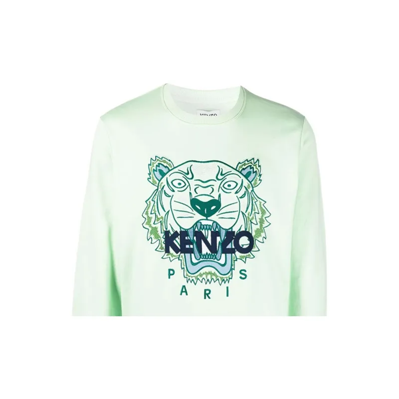 KENZO Sweatshirts Men Light Green-3