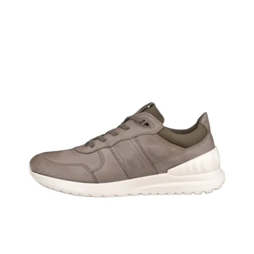 Ecco Astir Lite Abrasion Resistant Low Top Casual Shoes Men's Gray Brown
