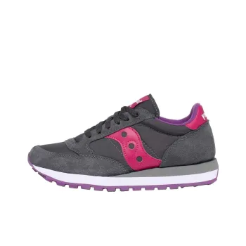 Saucony Jazz Original Wear resistant And Lightweight Low Top Casual Running Shoes Women's Gray