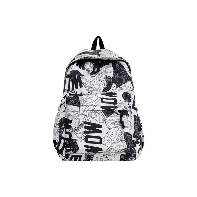 SWIMADE Nylon Backpack Unisex White Green Blue/White Orange/Black White/Black Orange/White Black-14