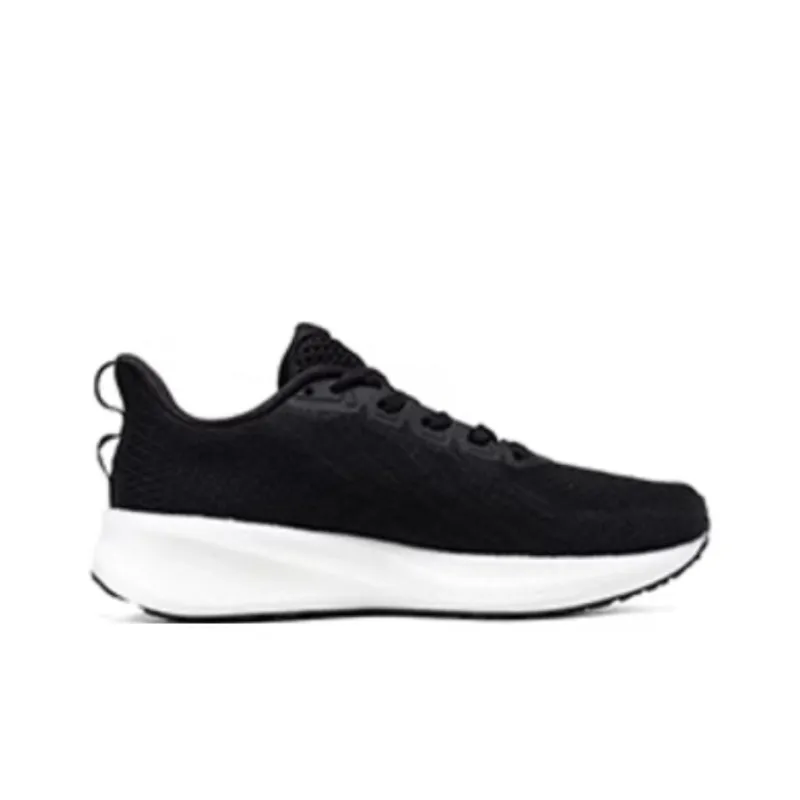 361° Cushioning Wear-Resistant Low-Top Sprint Running Shoes Women's Black White-2
