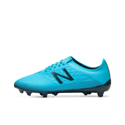 New Balance Anti-Slip Wear-Resistant Soccer Shoes Men's Blue Black