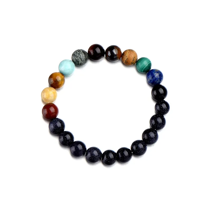 IDEAGEMER Agate Jade Bracelets Men's-4