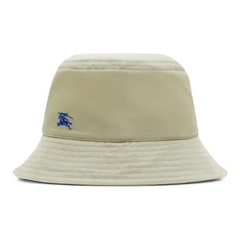 Burberry Stitch Detail Nylon Bucket Hat Beige